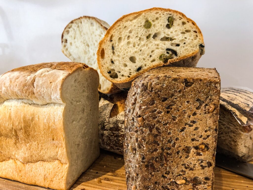 A selection of carbohydrate breads. Beat your food cravings