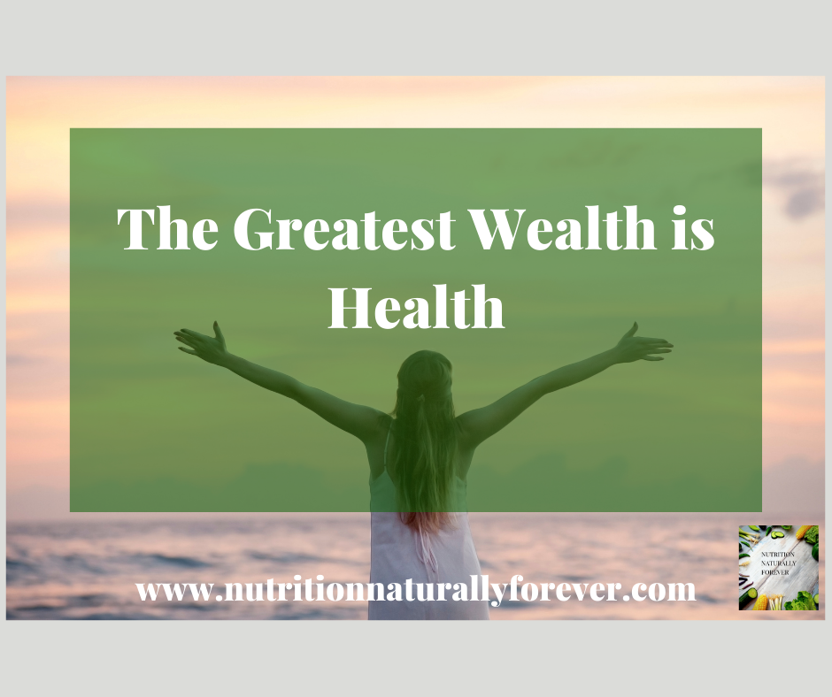 The greatest wealth is health. Are you ready to start Intuitive Eating?