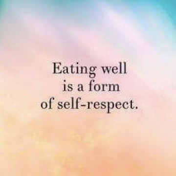 Eating well is a form of self respect -quote. 5 Mindset Shifts to Improve your Diet