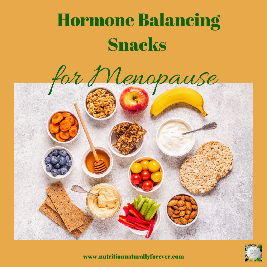 Hormone Balancing snacks graphic