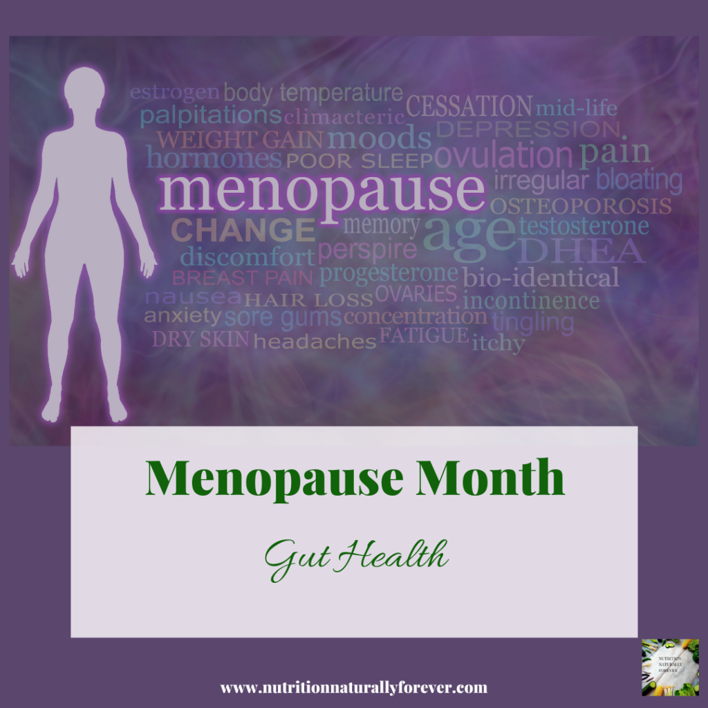 Menopause month - Gut health. Can Gut Health affect Menopause?