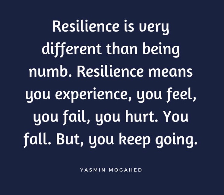 resilience quote. Can what you eat build Resilience?