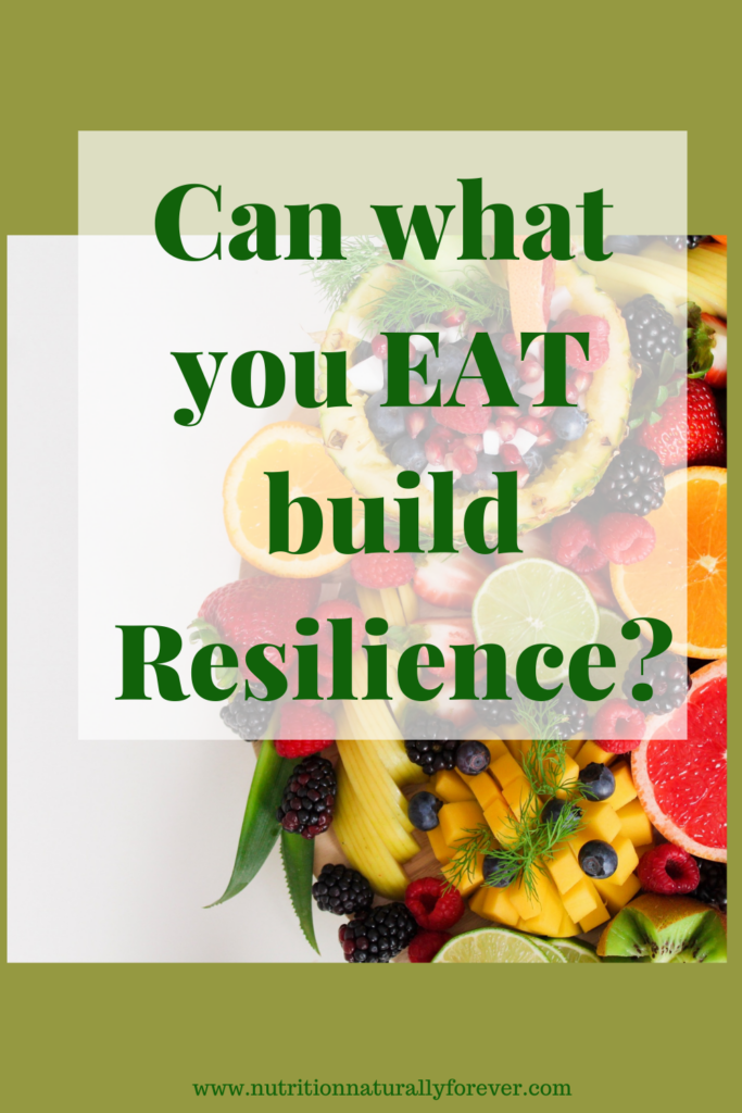 Fresh fruit platter for resilience. Can what you eat build Resilience?