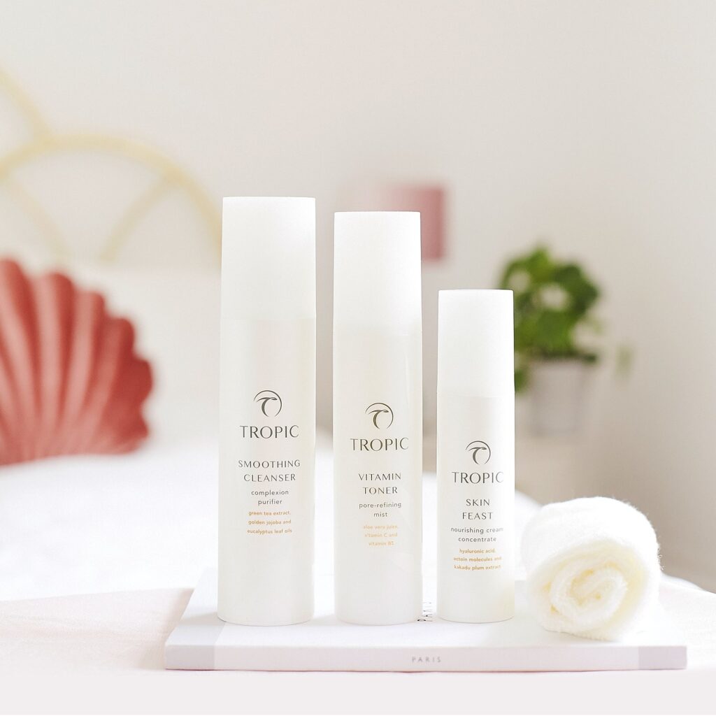 Tropic skincare ABC collection. Anti-ageing skincare biohacks