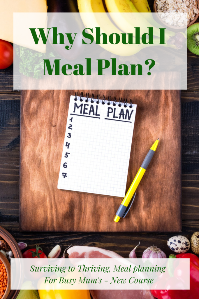 Why should I meal plan?