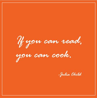 quote, if you can read you can cook. Why should I meal plan?