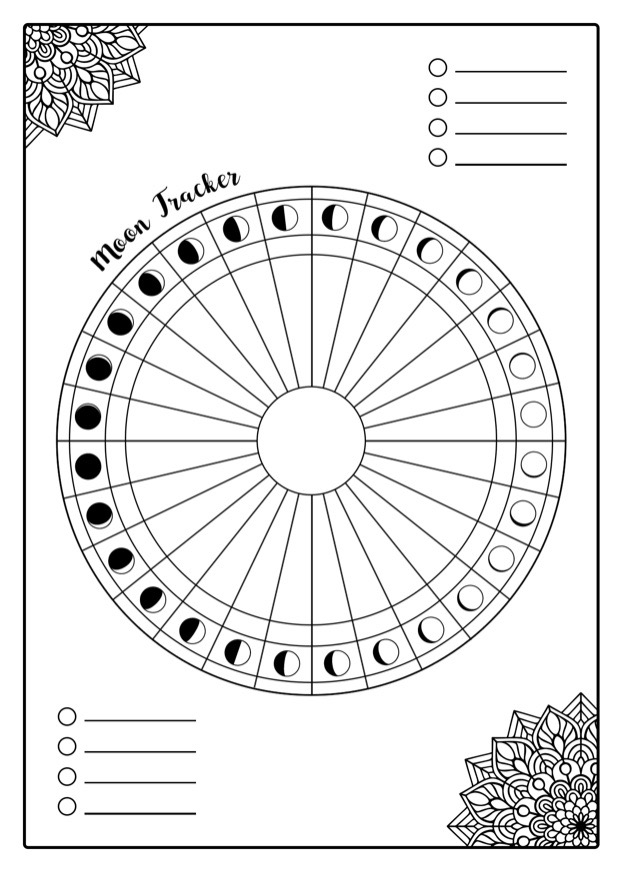 moon tracker, cyclical living, nutrition naturally forever, sue wappett