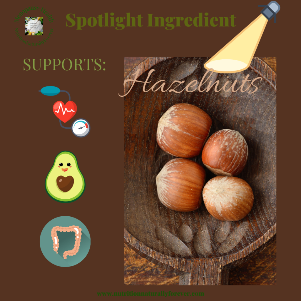 Real food for menopause, hazelnuts