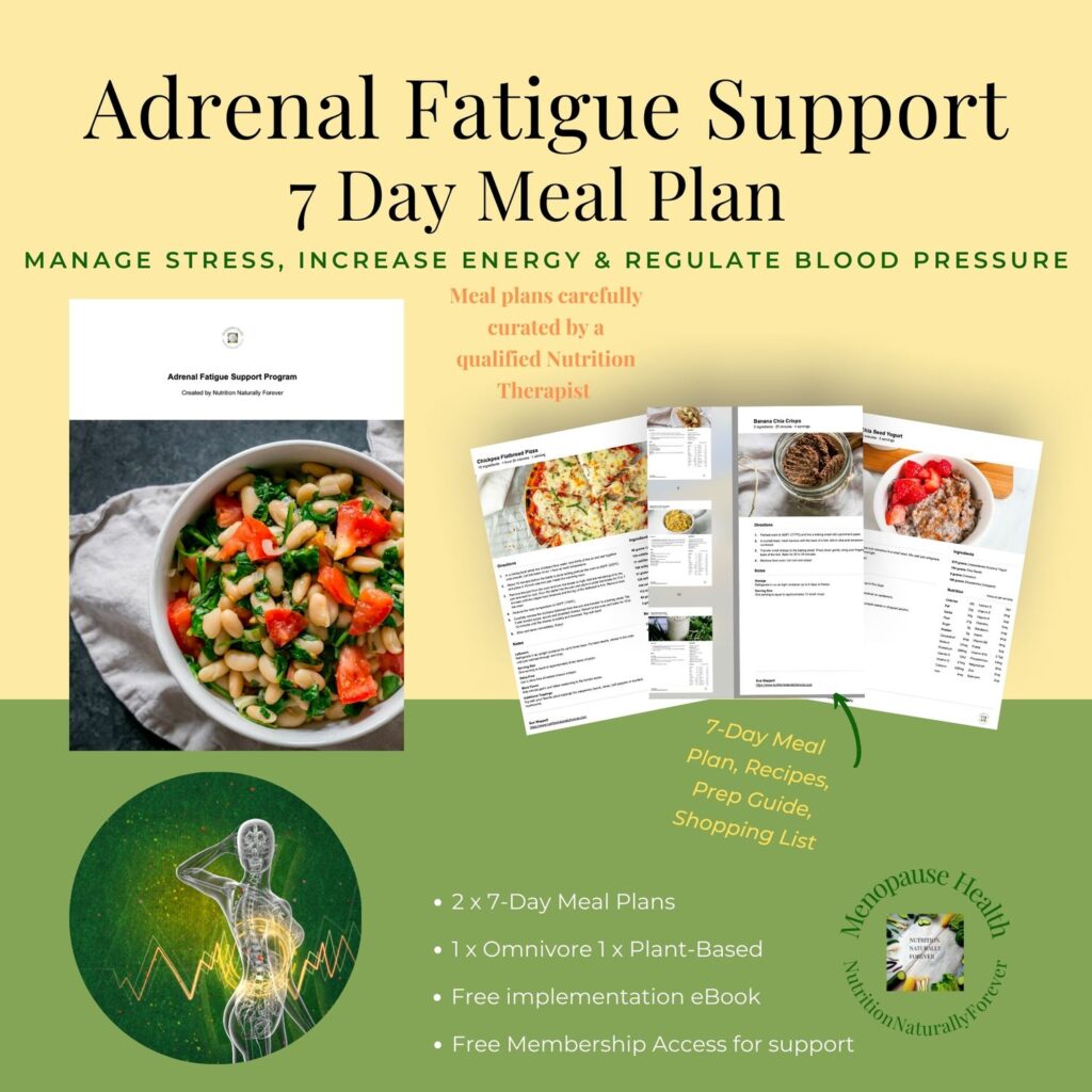 Adrenal fatigue recipes, nutrition naturally forever