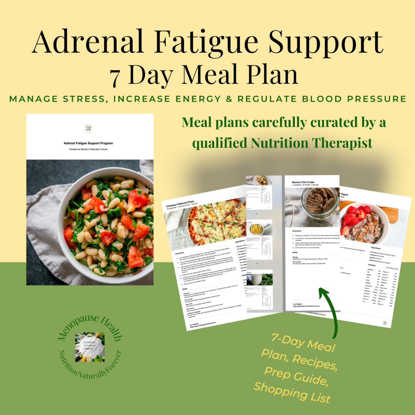 Picture of Best Adrenal Fatigue Meal Plan to Support Menopause - Nutrition ...