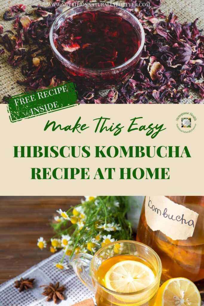 Make This Easy Hibiscus Kombucha Recipe At Home. 