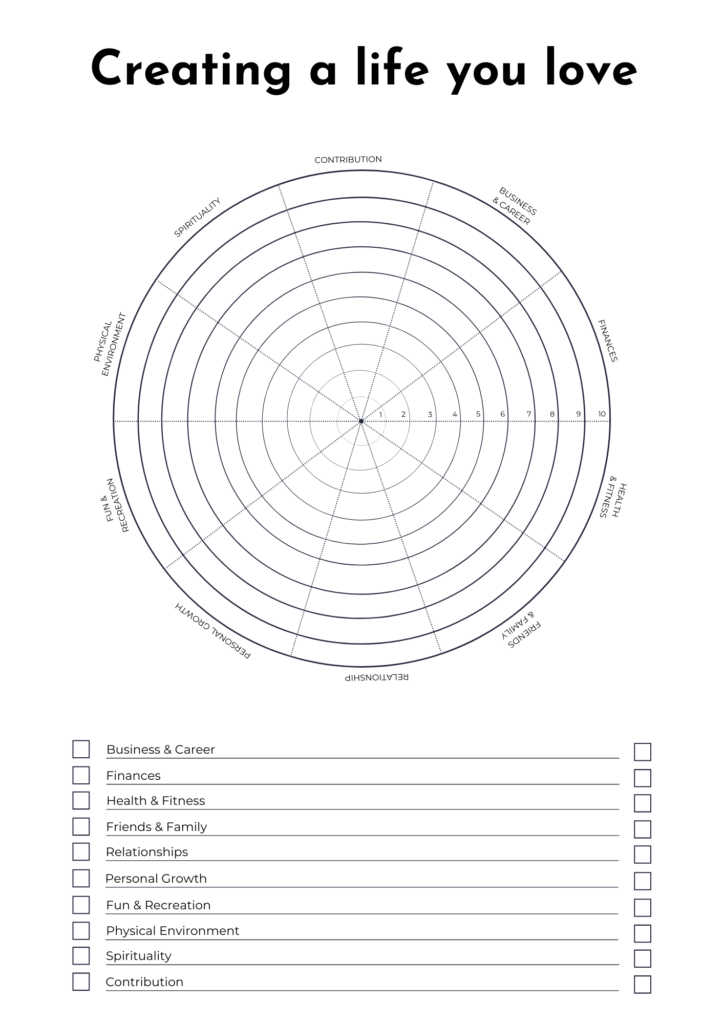 Life Balance Wheel