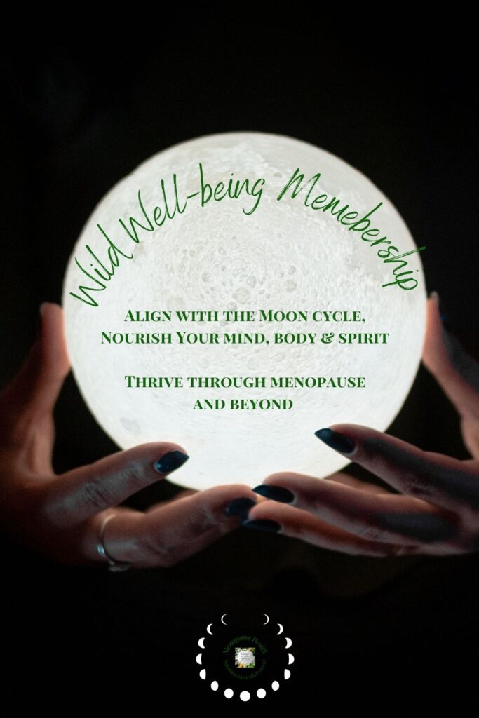 Holistic Menopause Membership: Cyclical Living with the Moon.  Sue Wappett, Menopause doula, nutrition naturally forever.