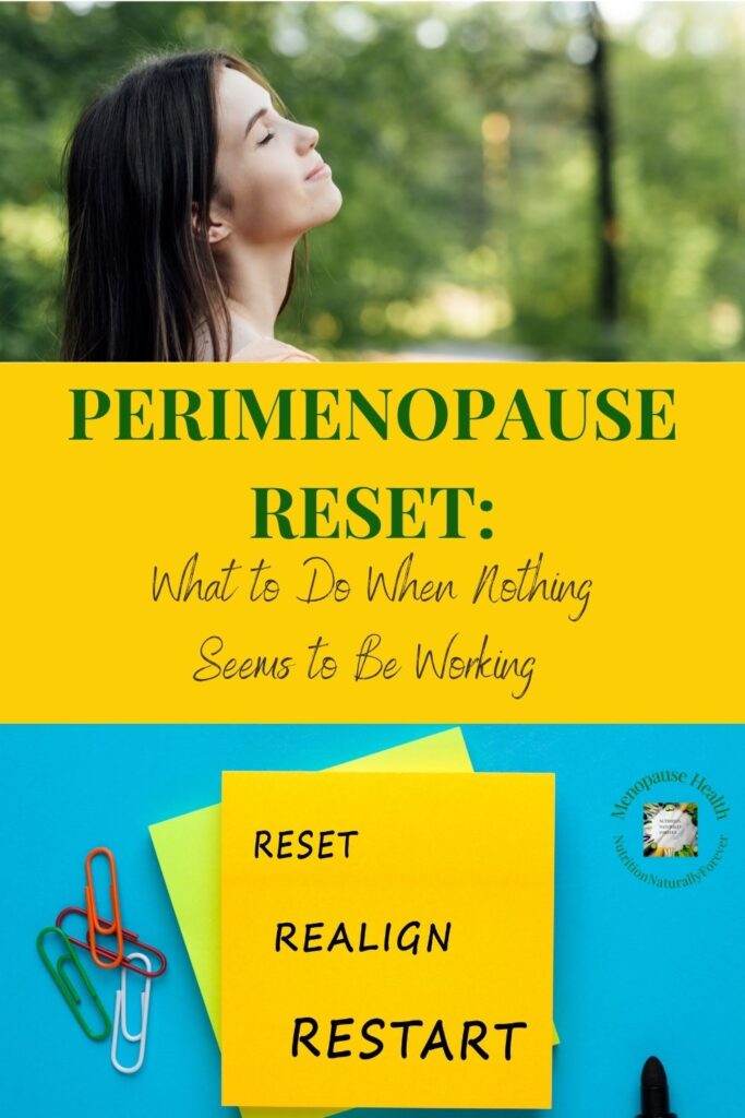 Perimenopause Reset: What to Do When Nothing Seems to Be Working. Sue Wappett, Nutrition naturally forever, menopause doula