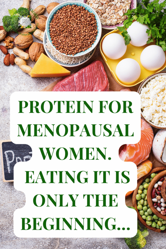 Protein for Menopausal Women: How to Build a High-Protein Menopause Pantry. Sue Wappett, Nutrition naturally forever, menopause doula
