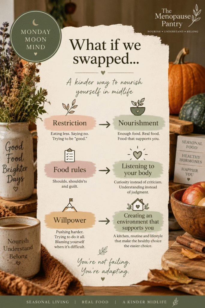 Autumn Pantry Swap: Seasonal Eating for Menopause, Sue Wappett, Menopause Doula, nutrition naturally forever